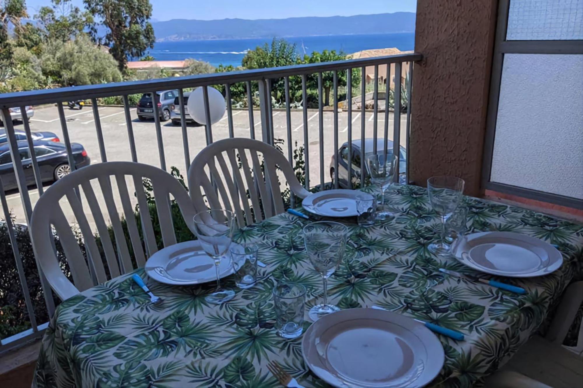 Studio 4 Pers Terrasse Vue Mer Ajaccio (Corsica) Exterior foto